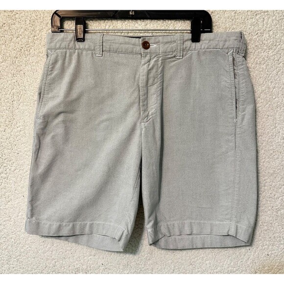 SPRING/SUMMER J Crew Men's Light Gray Solid Cotton Chino Short Waist 33 - Picture 1 of 13